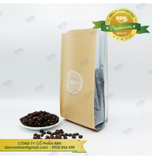 Túi giấy 4 biên hông trong suốt (1kg)